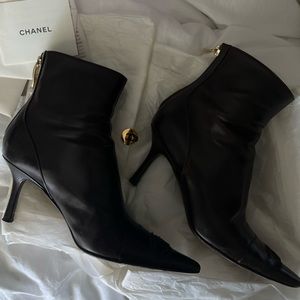 Authentic vintage Chanel boots